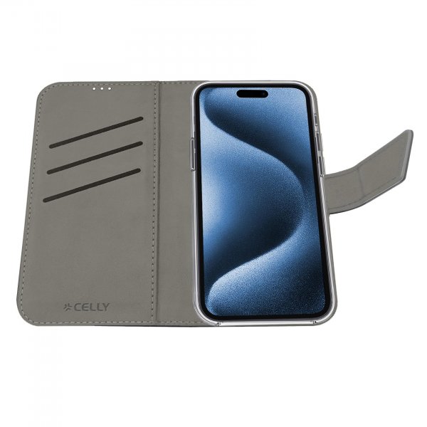 Celly iPhone 16 Pro Cover Wally Wallet Case Sort