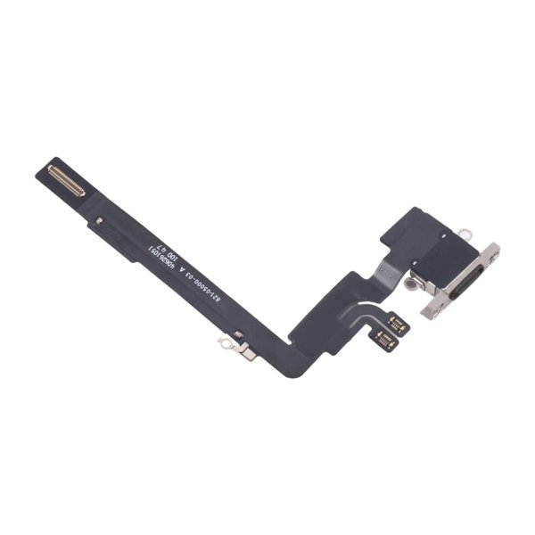 iPhone 16 Pro Opladningsstik Flexkabel Original - Sort