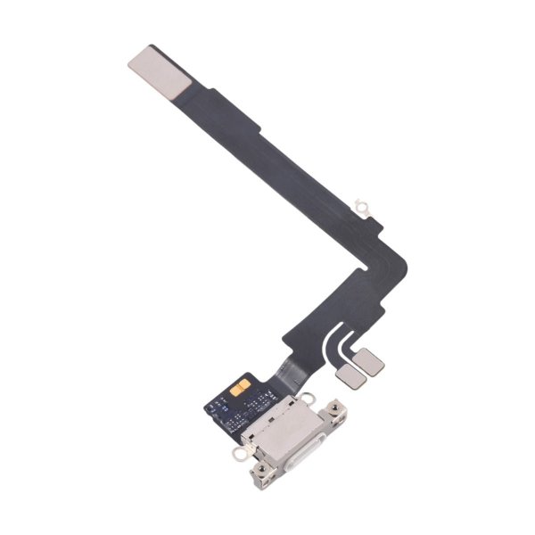 iPhone 16 Pro Opladningsstik Flexkabel Original - Hvid