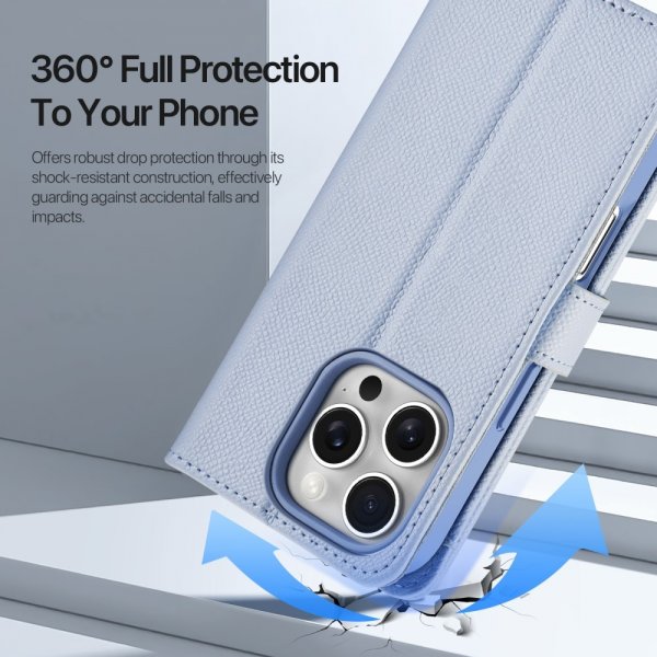 Dux Ducis iPhone 16 Pro Max Cover 2-i-1 Lawa Series MagSafe Blå