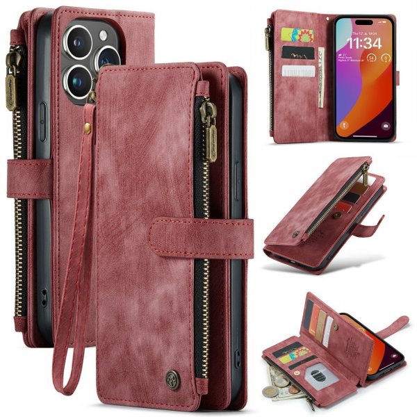 CaseMe iPhone 16 Pro Max Cover C30 Series Rød
