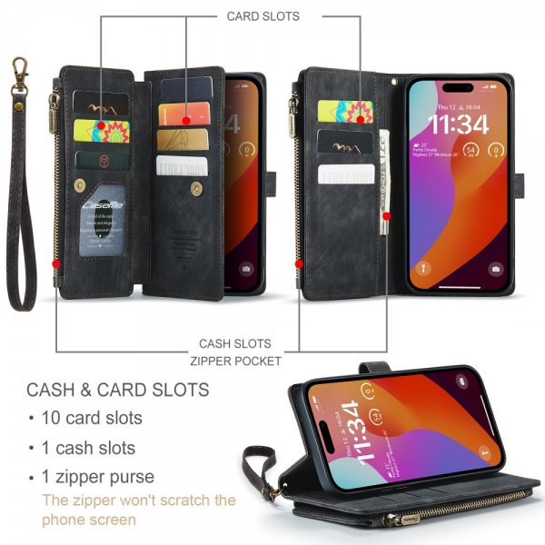 CaseMe iPhone 16 Pro Max Cover C30 Series Sort