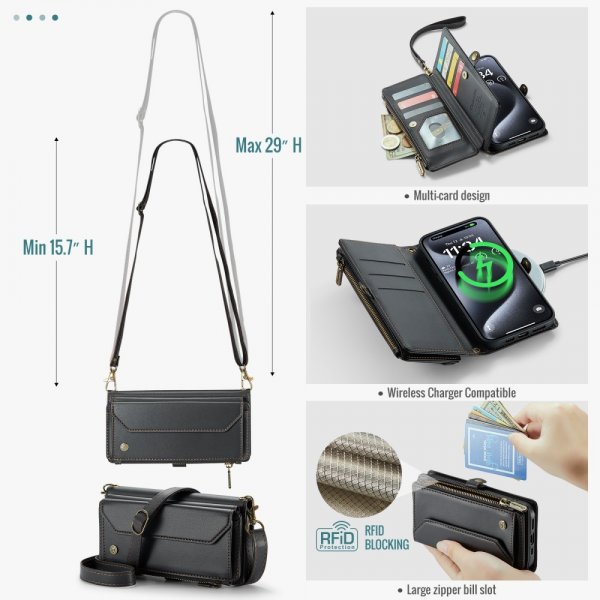 CaseMe iPhone 16 Pro Max Cover C36 Series Sort