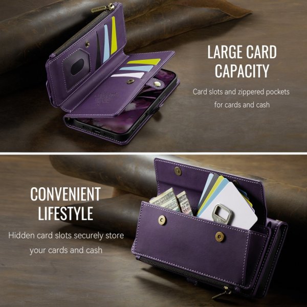 CaseMe iPhone 16 Pro Max Cover C39 Series Lilla