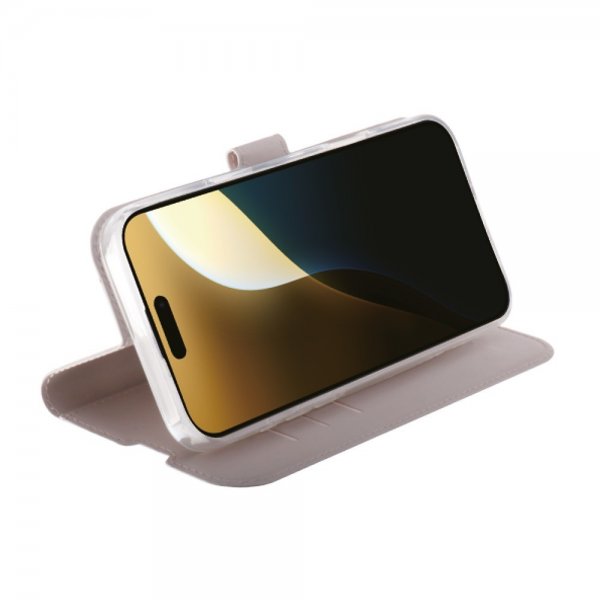 Vivanco iPhone 16 Pro Max Cover Classic Wallet Greige
