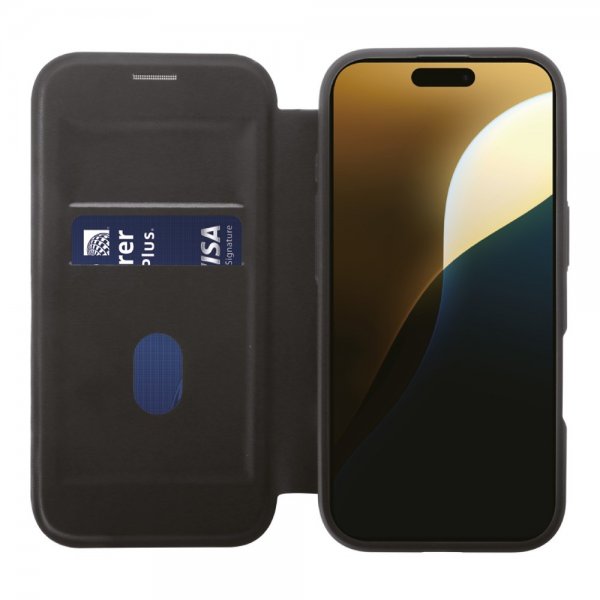 Vivanco iPhone 16 Pro Max Etui Mag Wallet Sort