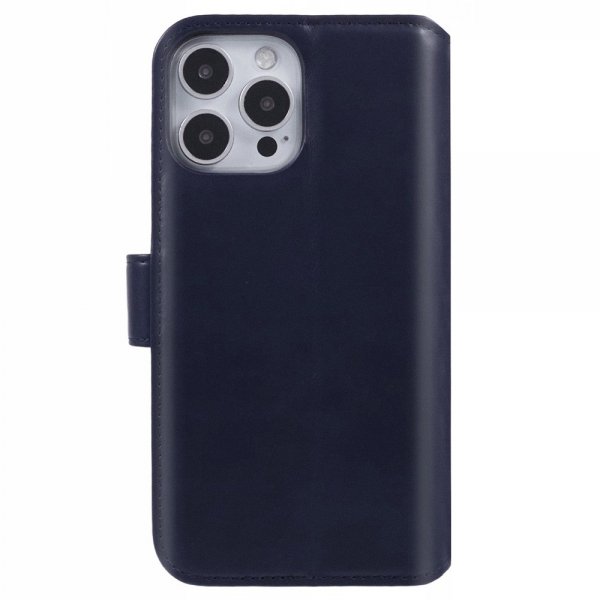 Nordic Covers iPhone 16 Pro Max Etui Essential Læder Heron Blue