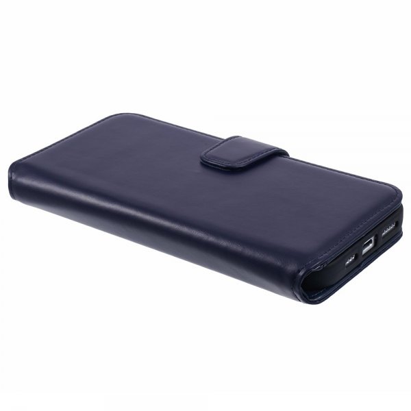 Nordic Covers iPhone 16 Pro Max Etui Essential Læder Heron Blue