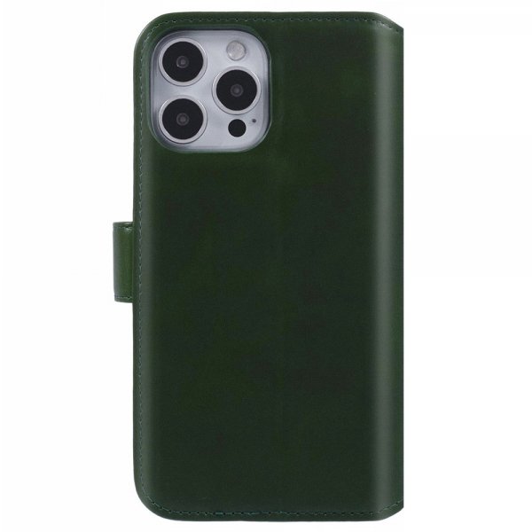 Nordic Covers iPhone 16 Pro Max Etui Essential Læder Juniper Green