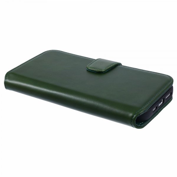Nordic Covers iPhone 16 Pro Max Etui Essential Læder Juniper Green