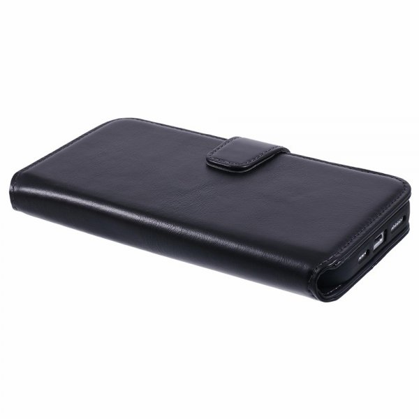 Nordic Covers iPhone 16 Pro Max Cover Essential Leather Raven Black