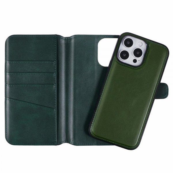 Nordic Covers iPhone 16 Pro Max Cover MagLeather Juniper Green