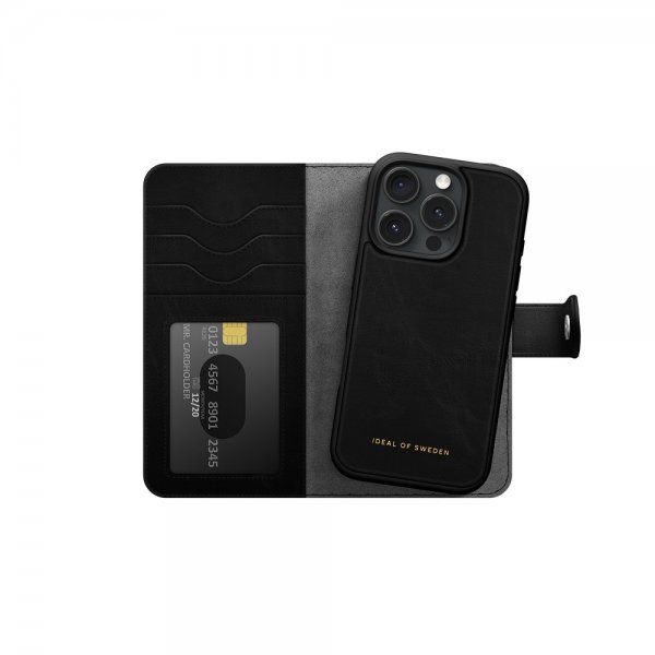 Ideal of Sweden iPhone 16 Pro Max Cover Magnet Wallet+ MagSafe Sort