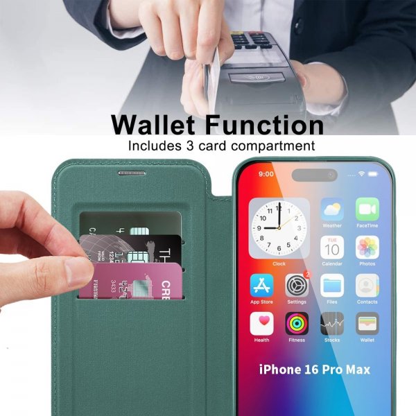 iPhone 16 Pro Max Cover MagSafe Grøn