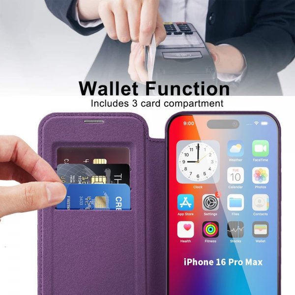 iPhone 16 Pro Max Cover MagSafe Lilla
