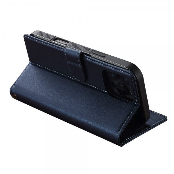 Lc.Imeeke iPhone 16 Pro Max Etui med Aftagelig Skal L2 Series MagSafe Blå