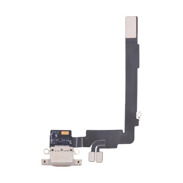 iPhone 16 Pro Max Opladningsport Flexkabel Original - Guld