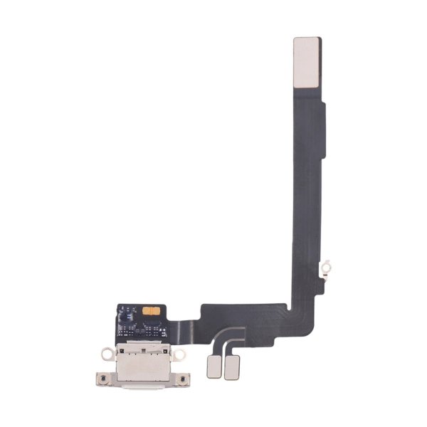iPhone 16 Pro Max Opladerstik Flexkabel Original - Hvid