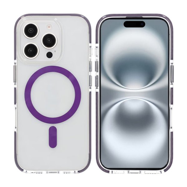 iPhone 16 Pro Max Cover Stødsikkert MagSafe Lilla