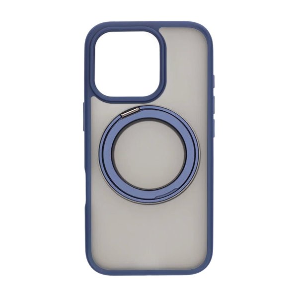 iPhone 16 Pro Max Cover Roterbart MagSafe Stativ Blå