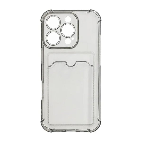 iPhone 16 Pro Max Cover Kortholder Stødsikker Sort
