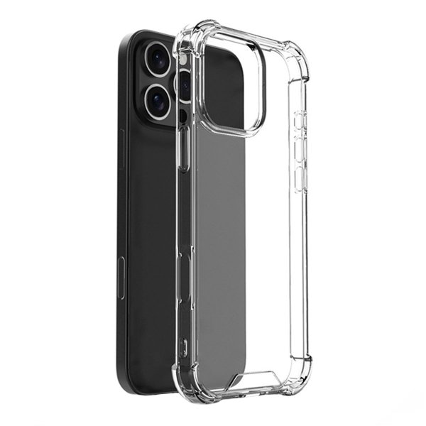 iPhone 16 Pro Max Cover Stødsikkert Transparent
