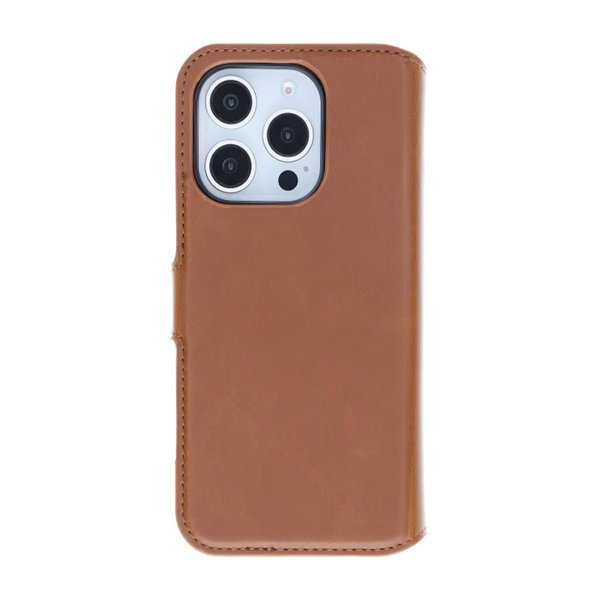 Rvelon iPhone 16 Pro Max Etui Magnetisk Aftageligt Cover Brun