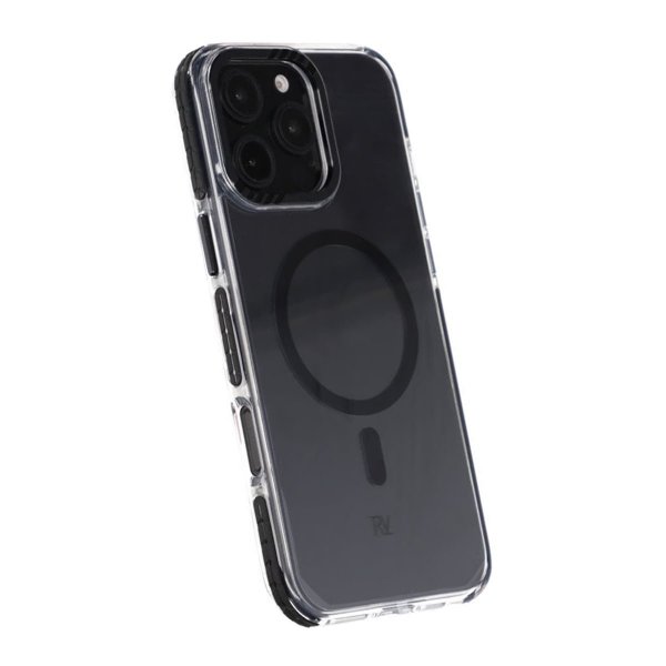 Rvelon iPhone 16 Pro Max Cover TPU MagSafe Sort/Transparent