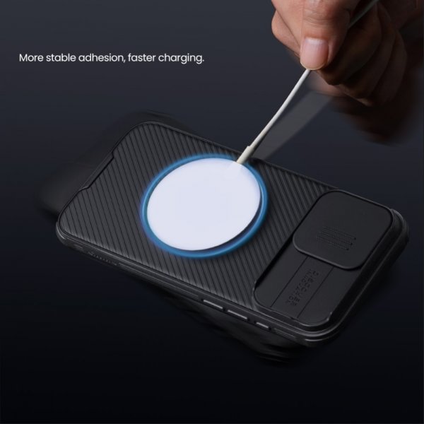 Nillkin iPhone 16 Pro Max Cover CamShield Pro MagSafe Sort