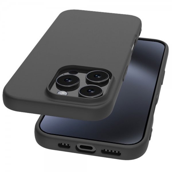 Nordic Covers iPhone 16 Pro Max Cover Feather Series Raven Black