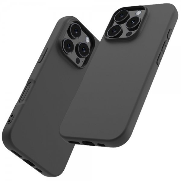 Nordic Covers iPhone 16 Pro Max Cover Feather Series Raven Black