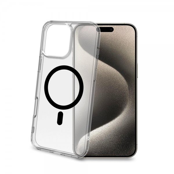 Celly iPhone 16 Pro Max Cover GELSKINMAG Sort