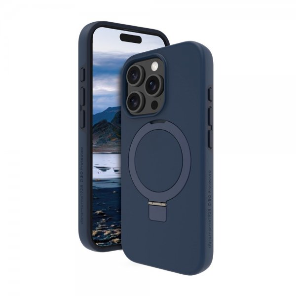 dbramante1928 iPhone 16 Pro Max Cover Iceland Ultra D3O MagSafe Kickstand Blå