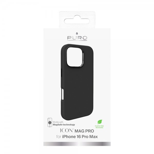 Puro iPhone 16 Pro Max Cover ICON Mag Pro Sort