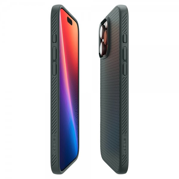Spigen iPhone 16 Pro Max Cover Liquid Air Abyss Green