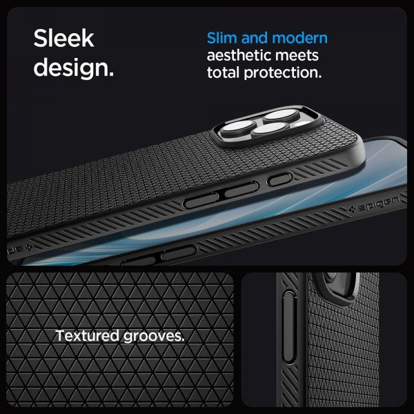 Spigen iPhone 16 Pro Max Cover Liquid Air Mat Sort