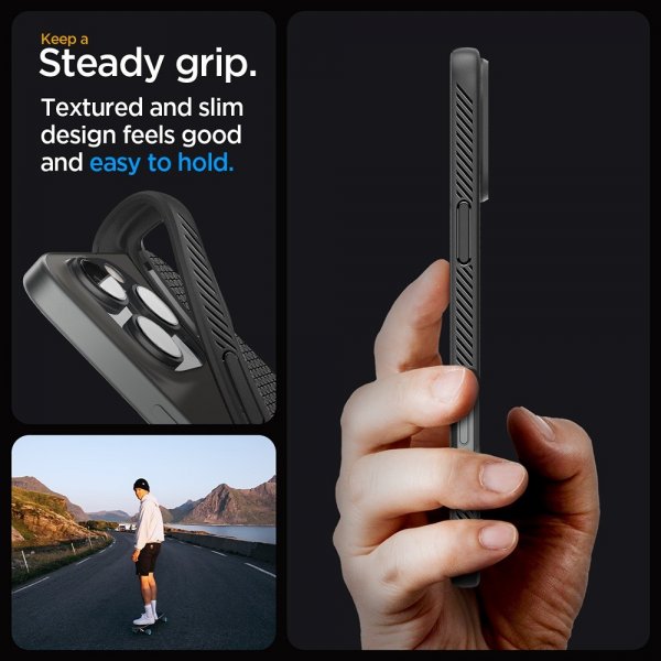 Spigen iPhone 16 Pro Max Cover Liquid Air Mat Sort