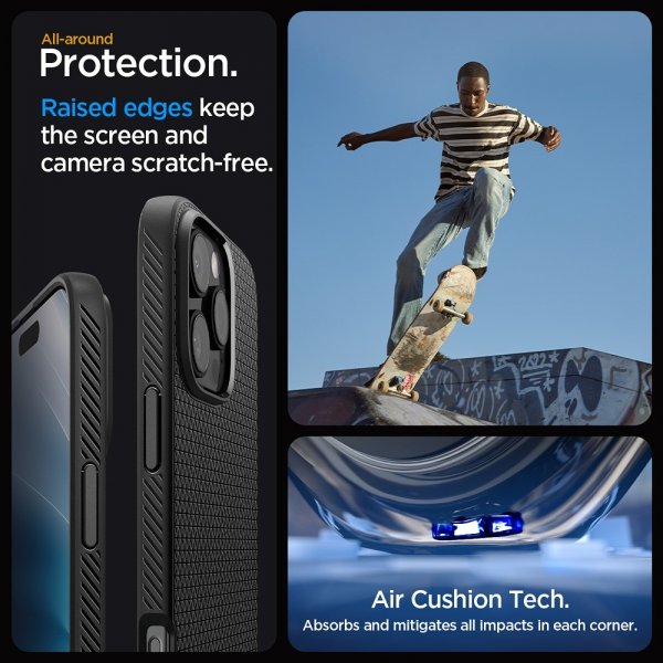 Spigen iPhone 16 Pro Max Cover Liquid Air Mat Sort