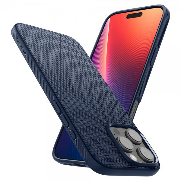 Spigen iPhone 16 Pro Max Cover Liquid Air Navy Blue