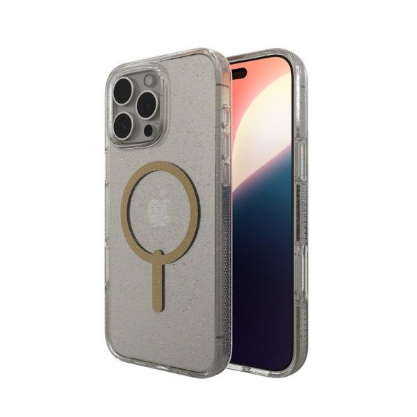 ZAGG iPhone 16 Pro Max Cover Milan Snap Gold Glitter
