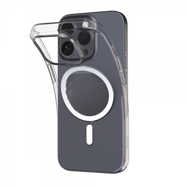 Puro iPhone 16 Pro Max Cover Nude Mag Transparent