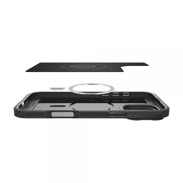 Spigen iPhone 16 Pro Max Cover Optik Armor MagFit Sort