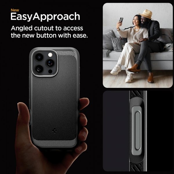 Spigen iPhone 16 Pro Max Cover Robust Armor MagFit Mat Sort