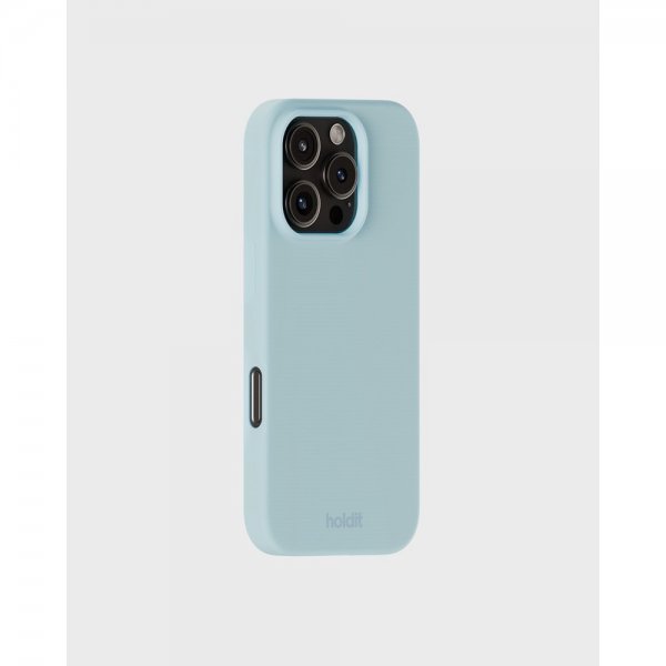holdit iPhone 16 Pro Max Cover Silikone Mineral Blue