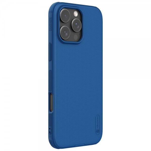 Nillkin iPhone 16 Pro Max Cover Super Frosted Shield Pro MagSafe Blå