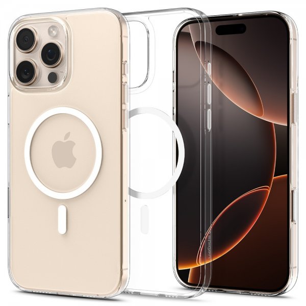 Spigen iPhone 16 Pro Max Cover Thin Fit T MagFit Klar Hvid