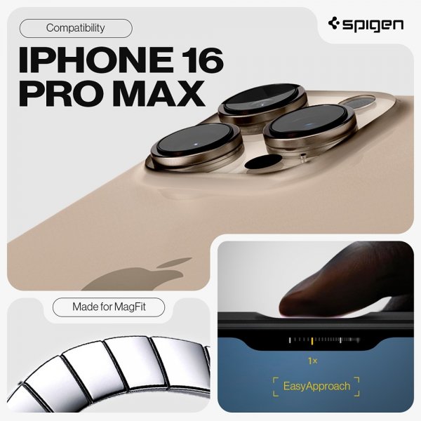 Spigen iPhone 16 Pro Max Cover Tough Armor MagFit Frost Black