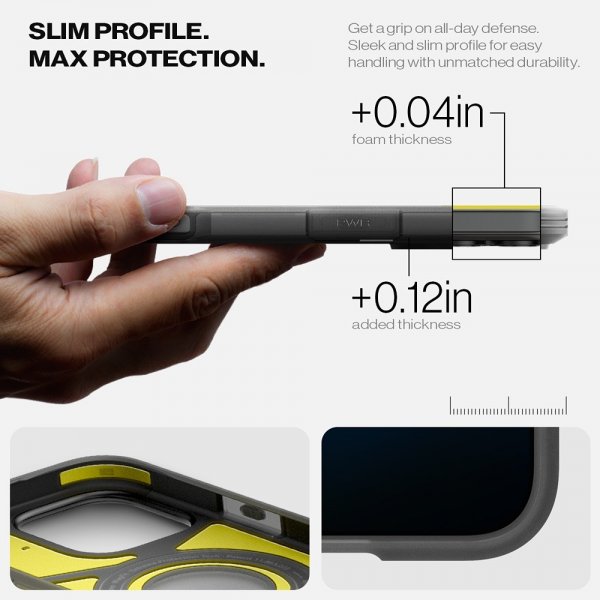 Spigen iPhone 16 Pro Max Cover Tough Armor MagFit Frost Black
