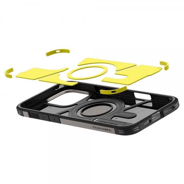 Spigen iPhone 16 Pro Max Cover Tough Armor MagFit Gunmetal