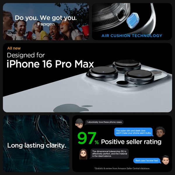 Spigen iPhone 16 Pro Max Cover Ultra Hybrid Frost Black